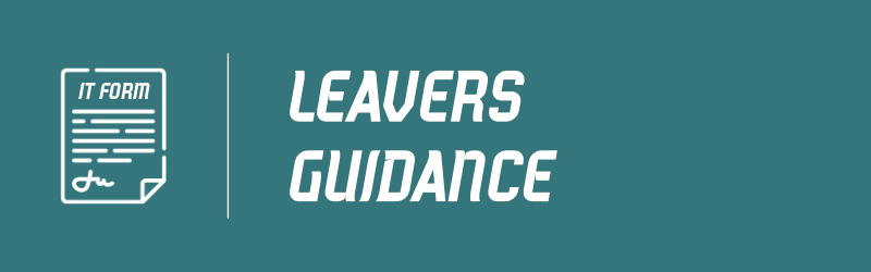 Leavers Guidance